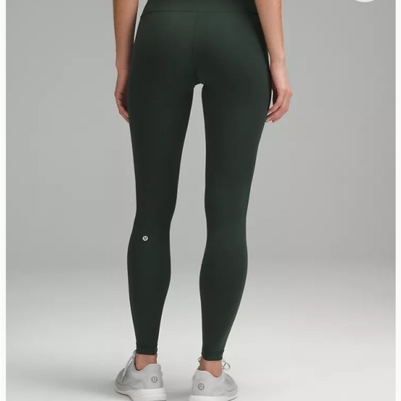 LIKE NEW Lululemon Wunder Train High-Rise 28” leggings tights 4 Legacy Green - Picture 1 of 9